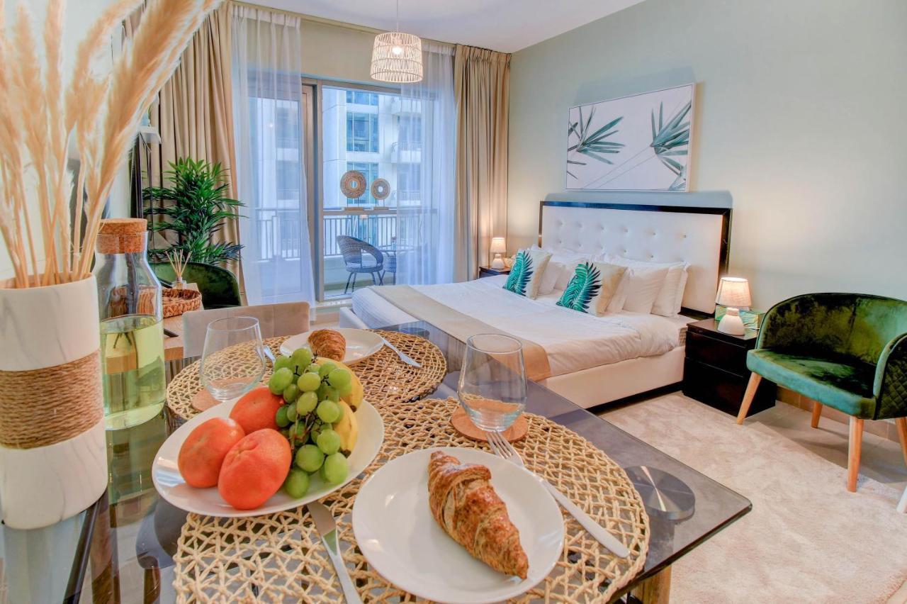 Durrani Homes - Luxurious Studio Near Dubai Mall With Pool View Luaran gambar